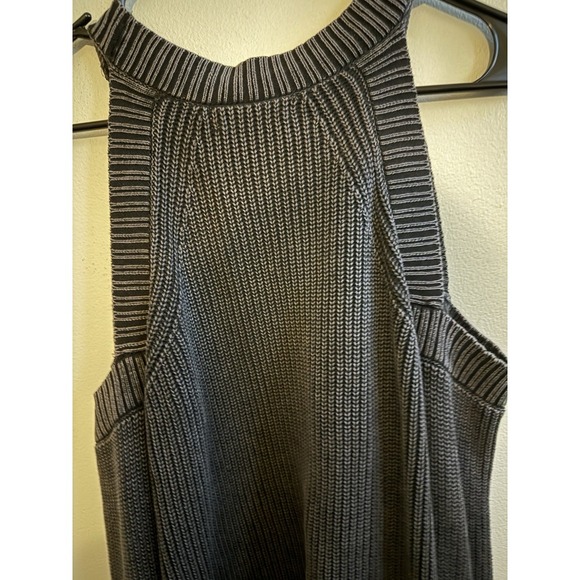 Rag & Bone Dana Marled Knit Gray Cold Shoulder sweater Size S - Picture 6 of 6